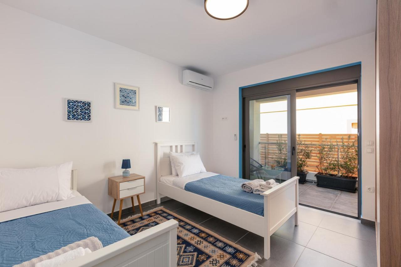 Greek Sky - New Modern Apartment With Shared Pool Tavronitis Eksteriør bilde