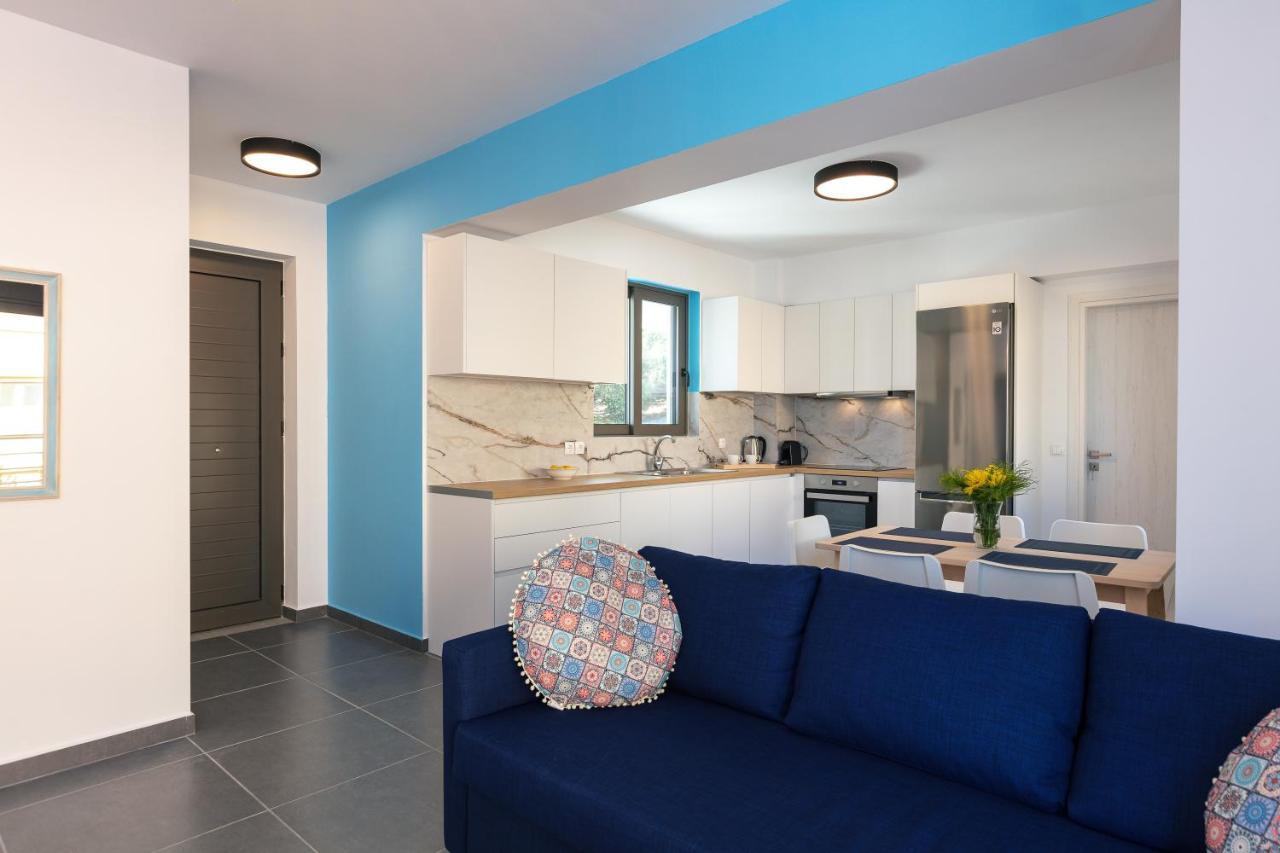 Greek Sky - New Modern Apartment With Shared Pool Tavronitis Eksteriør bilde